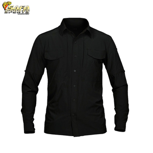 Camisas tácticas de manga larga para hombre al aire libre, camisas transpirables de caza con múltiples bolsillos, camisas tácticas de secado rápido - Product Image 4