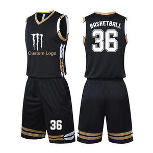 Men's Adult Basketball Jersey Heat-Transfer Printed Nylon/Cashmere Breathable Quick Dry Athletic Fit Half Sleeve Drawstring - Product Image 1