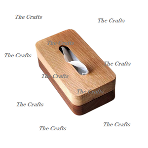 Boîte à mouchoirs au design fabuleux, en bois, couleur marron, pour la maison ou le bureau, à bas prix - Product Image 2