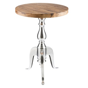 Classic Luxury <b>Silver</b> Metal <b>Side</b> <b>Table</b> Traditional Design Handmade Fancy Eco-Friendly Office Home High Quality Low Price - Product Image 5