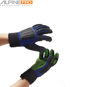 ถุงมือป้องกันการลื่น TPR มีแบรนด์ทนต่อแรงกระแทกและตัด - Product Image 1