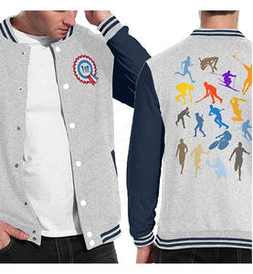 Meilleures ventes Vestes universitaires de haute qualité pour hommes Veste polaire en toile d'hiver - Product Image 5