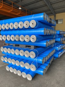 Thân thiện với môi xe tải Cargo Bìa kẻ sọc phong cách PE Bạt lều lưới vải với mô hình tráng - Product Image 5