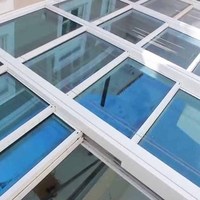 Plaques de verre trempées automatiques 10mm 12mm, matériaux en verre trempé pour toit de fenêtre rétractable avec cadre