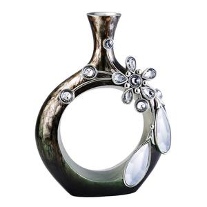 <b>Silver</b> Luxurious Design Metal Flower Vase Elegant Flower Pots and Planters for Living Room Decor - Product Image 1
