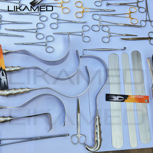 LIKAMED Juego de instrumentos de laparotomía 175 piezas embaladas en una caja de acero inoxidable Caja de cirugía reutilizable de calidad alemana - Product Image 3