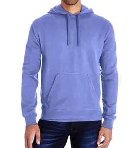 Bella Canvas Sky Blue 2022 High quality Men Grey French Terry Fitness Pullover Hoodie top selling hoodie