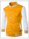 Custom Men's College Varsity Bomber Jacket with Stand Collar Waterproof Windproof Breathable Winter Woolen Fabric - Product Image 2