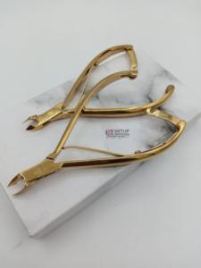 Alicates para Cutículas de Uñas de Alta Calidad, de Acero Inoxidable con Recubrimiento de Oro, Logotipo Personalizado, Herramienta de Belleza Profesional y Duradera GETUP - Product Image 3