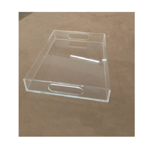 Bandeja de Acrílico para Té y Café de Diseño Moderno, Bandeja Rectangular de la Mejor Calidad para Servir Alimentos, Más Vendida - Product Image 4