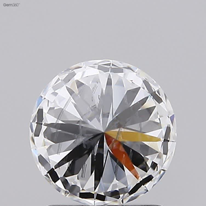 Diamante Labgrown pulido de tamaño 1,30 CT, de forma redonda HPHT-CVD, joyería de diamantes sueltos, Color E, claridad SI1 - Product Image 2