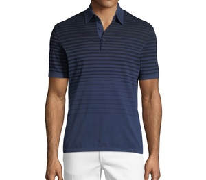 Camisetas polo deportivas de algodón al por mayor para hombre, camiseta polo de algodón con cuello personalizado - Product Image 2