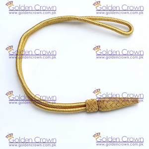Nuevo estilo Mejor precio Nudo de espada personalizado Nudo de espada de alta calidad | Royal Logistic Corps Gold Sword Knot - Product Image 2