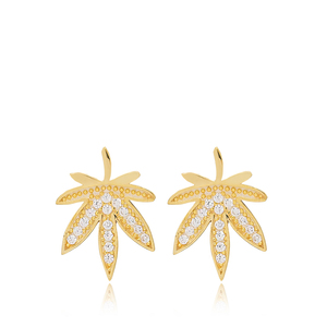 Boucles d'oreilles minimalistes en forme de feuille, pendentifs épais, breloque, Design minimaliste, vente en gros, bijoux en argent Sterling 925 - Product Image 5