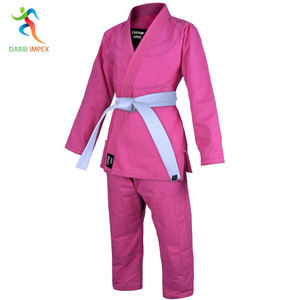Personnalisé 100% Coton Brodé BJJ Jiu Jitsu Gi Haute Qualité Arts Martiaux Brésiliens Judo Uniforme pour Adultes avec Logo Personnalisé - Product Image 2