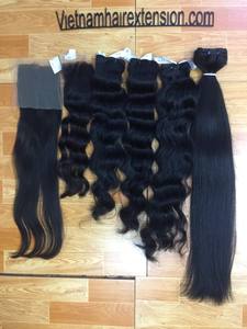 Extensiones de Cabello Virgen Remy, Ondulado Liso Sedoso, 100% Cabello Humano, Trama Individual - Product Image 2