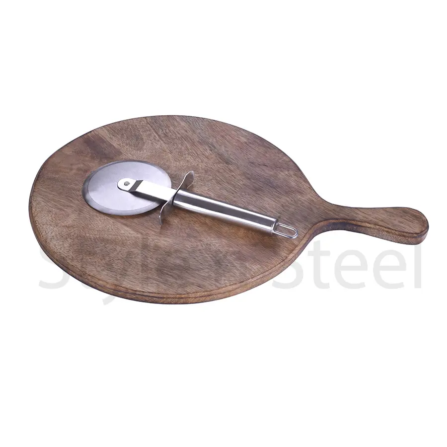 12 Pcs Pizza Set Stainless Steel Pizza Peel Set For Home Made Pizza Bread Baking Size Premium Quality Kitchen Utensil