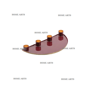 เชิงเทียนเหล็กสีดำและสีทองทำด้วยมือไม่รวมเชิงเทียนขนาดสั่งทำ - Product Image 6