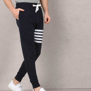 Pantalones de Jogging para hombre, pantalón de chándal de alta calidad, de forro polar, para gimnasio, con panel de tira - Product Image 4