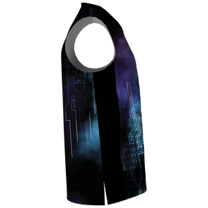 Camisetas de baloncesto de LICRA/poliéster personalizadas al por mayor, transpirables, antibacterianas, de secado rápido, Unisex, para adultos, de talla grande, todas las tallas - Product Image 3