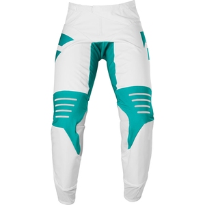 Pantalones de Motocross Blancos Teal MX Racing Unisex para Adultos, Transpirables, de Poliéster/Algodón, Personalizables, para Todas las Estaciones - Product Image 1