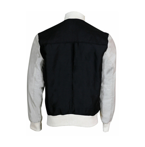 แจ็คเก็ตผ้าโพลีเอสเตอร์หลากสีสำหรับผู้ชายเสื้อ100% ผ้าโพลีเอสเตอร์สีตัดกัน - Product Image 3