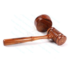 Meilleure vente Win Master Ind marteau de juge en bois taille personnalisée fabriqué au Pakistan - Product Image 1