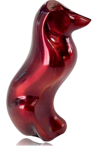 Luxury Antique Silver <b>Dog</b> <b>Urn</b> Beautiful Pet <b>Ashes</b> Cremation Memorial, Personalized Tribute - Product Image 3