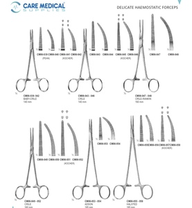 Instrumento quirúrgico de la mejor calidad, de 14cm pinza hemostática, recta y curvada - Product Image 3
