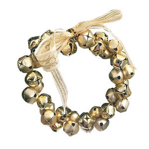 Couronne de noël en métal rond, créative, suspension, pour noël - Product Image 4