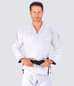 Uniforme de algodón de tejido de perla blanca de alta calidad Jiu Jitsu brasileño Gi personalizado ultra suave para hombres para Karate y Jiu Jitsu - Product Image 2