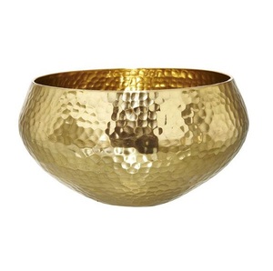 Cuenco redondo de latón Vintage para ensalada, Juego de 3 tazones antideslizantes de primera calidad - Product Image 3