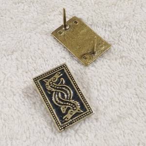 Concho de Cinturón Vikingo Sleipnir de Bronce, Cinturón Vikingo de Plata de Ley con Caballo Sleipnir - Product Image 6