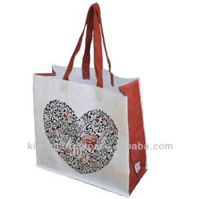 Customizable Eco-Friendly PP Woven Shopping <b>Bag</b> Reusable Daily Life Cartoon Pattern From Vietnam - Product Image 1