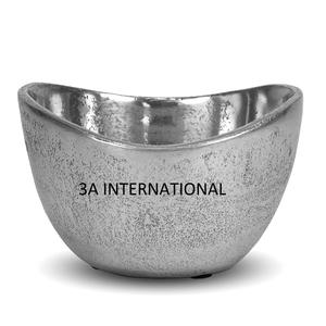 Tazón de Metal Hecho a Mano, Tazón para Servir, Diseño Moderno, Tazón para Servir Fideos, Tazón para Servir Ensaladas, Tazón de Aluminio para Palomitas de Maíz - Product Image 1