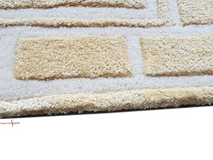 Alfombra profesional hecha a mano con mechones geométricos, alfombra de algodón bordada de pila alta-baja para sala de estar, técnicas de pila de bucle - Product Image 2