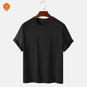 Mens Cartoon Dog Embroidered Casual Loose Light Round Neck T-Shirts - Product Image 4