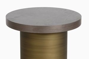 Eclips Side <b>Table</b> Usage Wood Metal of Type Room <b>Modern</b> Luxury <b>Round</b> Made in India Top All Office Home Room Restaurant 2022 Best - Product Image 2