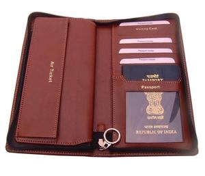 เคสหนังใส่หนังสือเดินทางทันสมัยพร้อมที่ใส่บัตรป้องกัน RFID - Product Image 1
