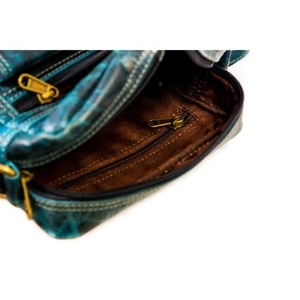 Luxe de haute qualité en cuir véritable bandoulière sac cosmétique pour les femmes une épaule créateur de mode sac à main doublure nom de marque - Product Image 4