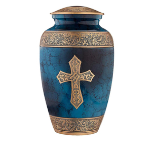 Nouvelle urne funéraire en aluminium, finition pierre noire, urne pour adulte, gravure florale, récipient pour cendres commémoratives, urne funéraire - Product Image 6