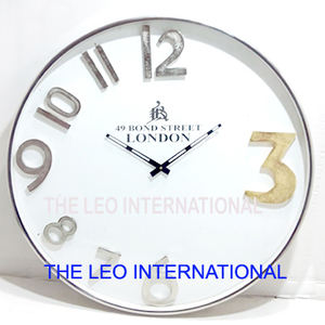 Horloge murale moderne pour la maison, en acier inoxydable, style antique unique, art décoratif, style classique moderne de luxe - Product Image 3