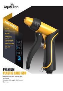front trigger 3 patterns hand spray hose nozzle - Product Image 6