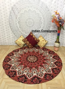 Tenture murale Star Mandala tapisserie imprimée florale tapis de yoga de plage imprimé d'animaux plusieurs couleurs pour un usage domestique par les expéditeurs indiens - Product Image 3