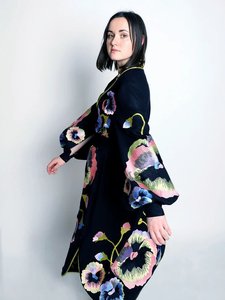 Vestido largo informal de estilo ucraniano para mujer, ropa de trabajo de manga larga para invierno, novedad de 2022 - Product Image 6