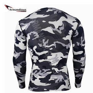 Protector de sarpullido MMA personalizado para hombre, licra, impresión Digital, manga larga - Product Image 3