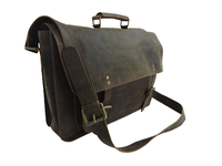 Sac à main unisexe personnalisable de haute qualité en cuir de buffle véritable, sac d'ordinateur portable, sac de bureau, sac de voyage décontracté