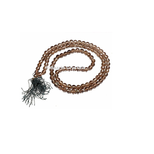 Cuarzo ahumado facetado Jap Mala - Product Image 1