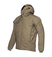 Parka tactique durable résistant aux intempéries, coque isolante, panneau d'identification amovible, fourrure de mouton, imperméable, à capuche, grande taille, tricoté