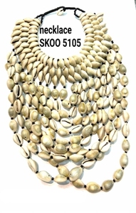 สร้อยโชคเกอร์เปลือกหอยทะเลเปลือกหอยผู้หญิงปรับได้ลูกปัดสีขาวทำด้วยมือเครื่องประดับชายหาดฮาวาย - Product Image 2